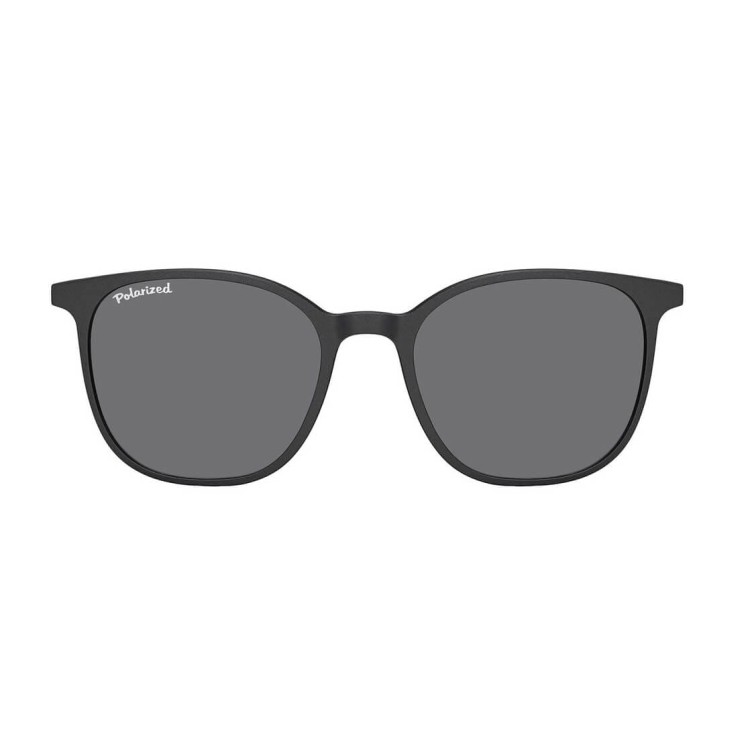 Owalne okulary pod korekcję z polaryzacyjną nakładką przeciwsłoneczną CLIP-TRC-194-1