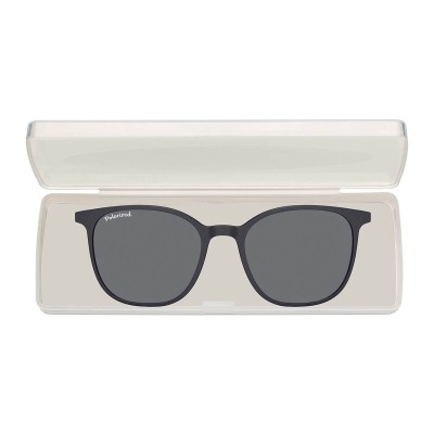 Owalne okulary pod korekcję z polaryzacyjną nakładką przeciwsłoneczną CLIP-TRC-194-1