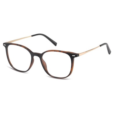 Owalne okulary panterkowe pod korekcję z polaryzacyjną nakładką przeciwsłoneczną CLIP-TRC-194A-2