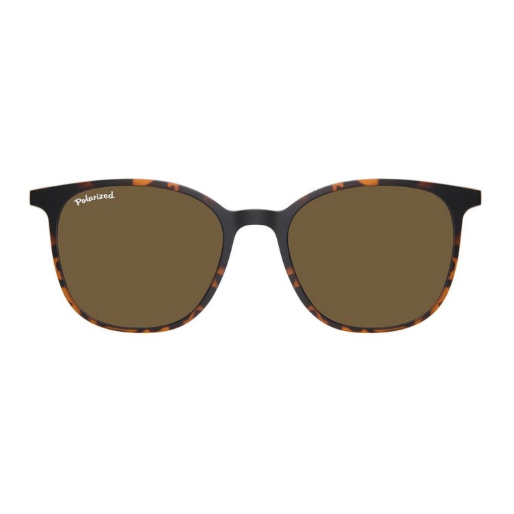 Owalne okulary panterkowe pod korekcję z polaryzacyjną nakładką przeciwsłoneczną CLIP-TRC-194A-2