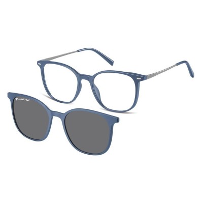 Owalne okulary pod korekcję z polaryzacyjną nakładką przeciwsłoneczną CLIP-TRC-194B-1