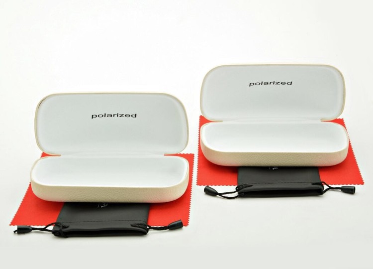 ZESTAW 6 PRODUKTÓW - 2x Etui na okulary kremowe + 2x Ściereczka z mikrofibry + 2x Pokrowiec