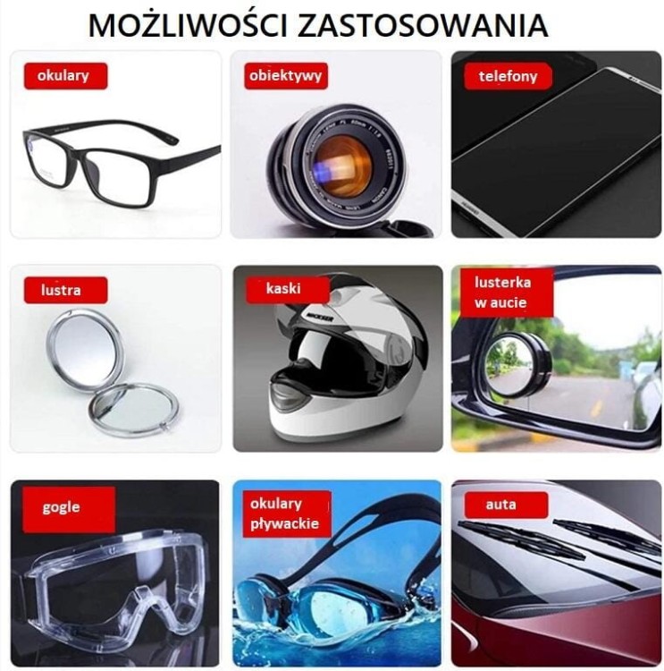 30x Chusteczki przeciw parowaniu okularów AntiFog PDCW30-AF