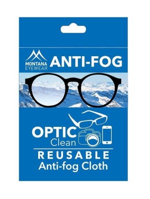 Ściereczka AntiFog zapobiegająca parowaniu okularów i obiektywów do 200 użyć - Działa 24h