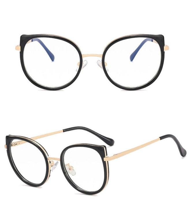 Damskie okulary zerówki do komputera BLUE LIGHT z flexami 25127