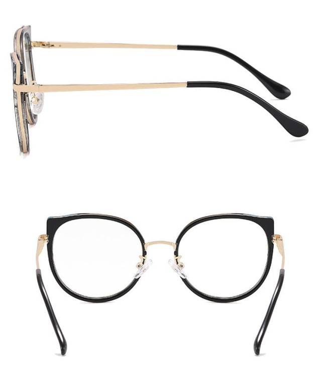 Damskie okulary zerówki do komputera BLUE LIGHT z flexami 25127