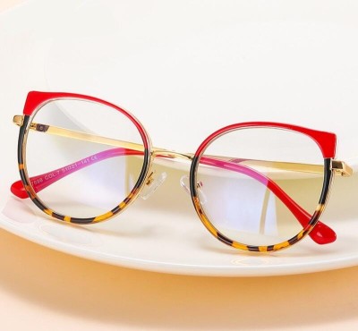 Damskie okulary zerówki do komputera BLUE LIGHT z flexami 25127D