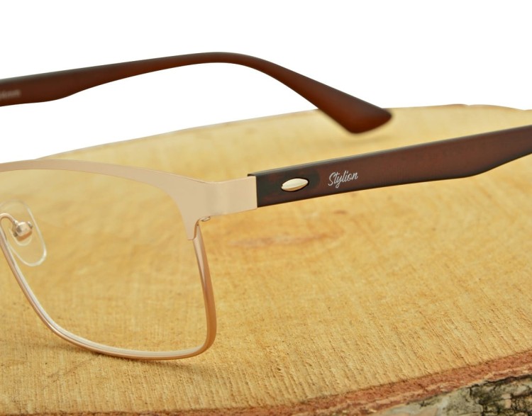 Plusy +2.50 Męskie okulary do czytania korekcyjne ST330A