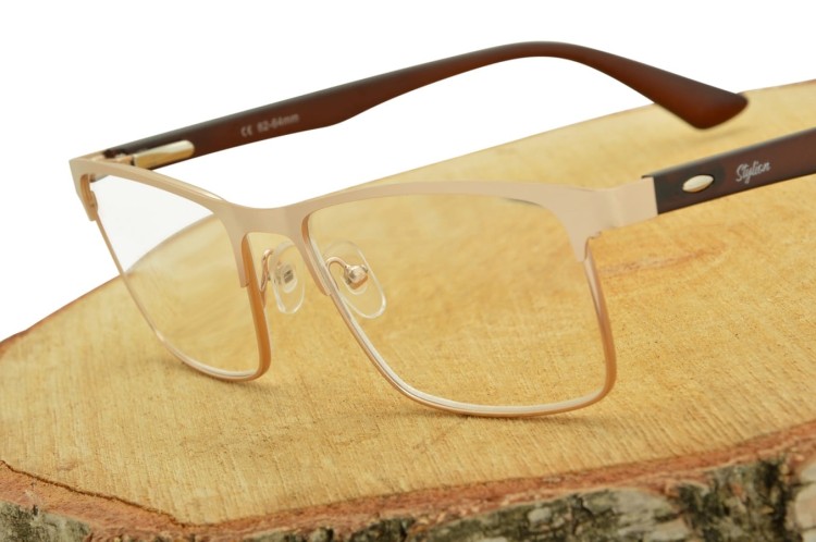 Plusy +3.50 Męskie okulary do czytania korekcyjne ST330A