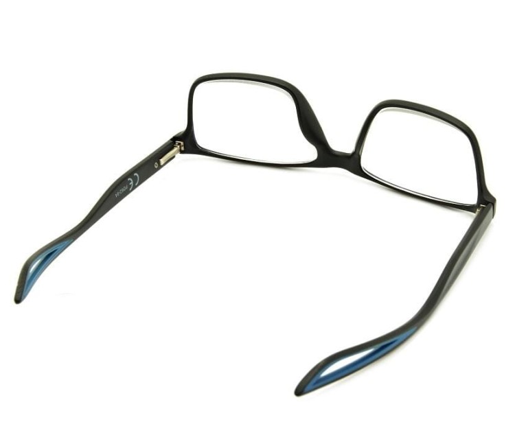 Plusy +3.50 Męskie okulary do czytania korekcyjne Blue Light + Antyrefleks ST315B