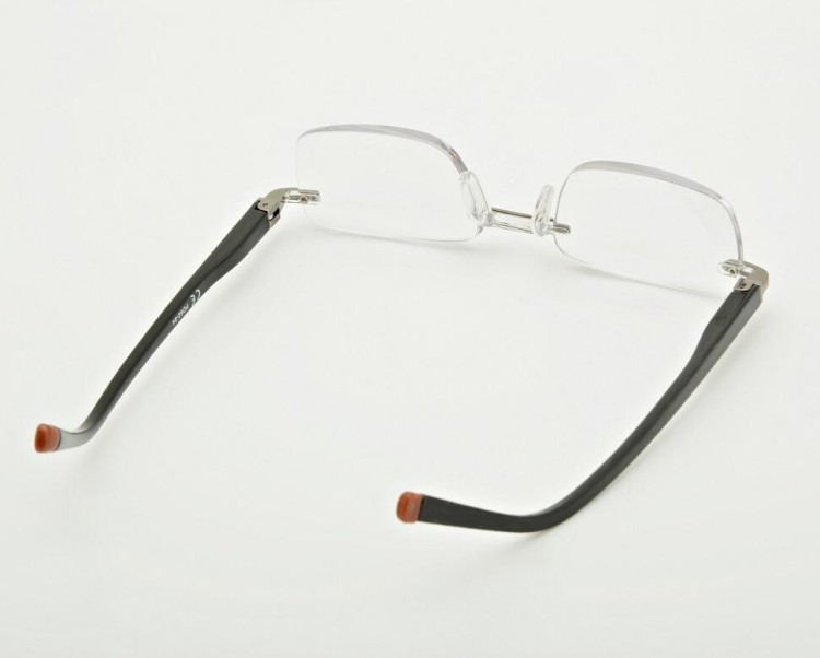 Plusy +3.00 okulary bezramkowe do czytania korekcyjne ST323X czarne