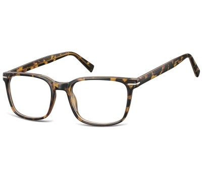 Okulary oprawki korekcyjne Nerdy zerówki Sunoptic CP119E brown/red