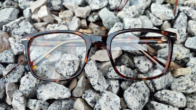 Okulary oprawki korekcyjne Nerdy zerówki Sunoptic CP119E brown/red