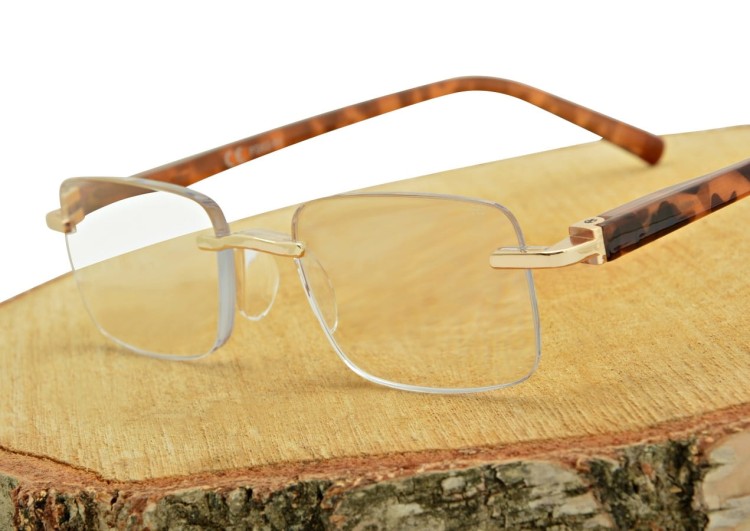 Plusy +1.00 okulary bezramkowe do czytania korekcyjne ST323AX