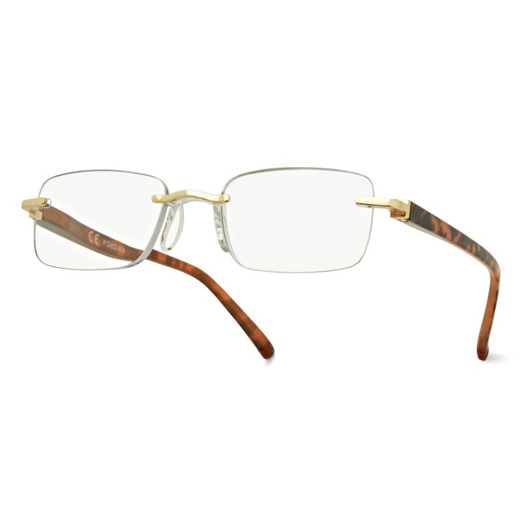 Plusy +3.00 okulary bezramkowe do czytania korekcyjne ST323AX