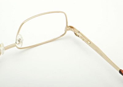 Męskie Oprawki korekcyjne zerówki okulary metalowe 639B złote