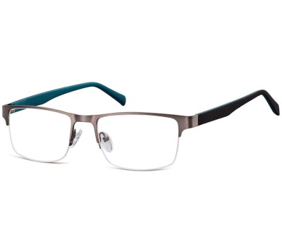 Żyłkowe oprawki korekcyjne zerówki okulary 601C grafitowe