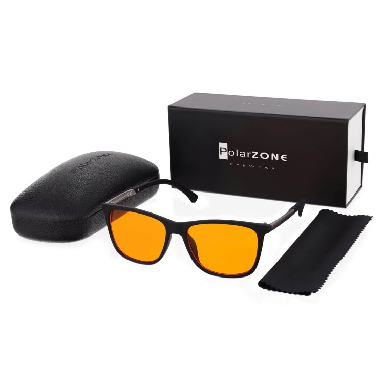 Okulary do komputera blokujące w 100% niebieskie światło LEPSZY SEN POL-BH-760