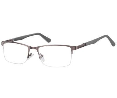 Żyłkowe oprawki korekcyjne zerówki okulary unisex 996C grafitowe