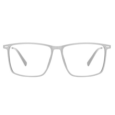 Prostokątne okulary pod korekcję z polaryzacyjną Nakładką przeciwsłoneczną na magnes CLIP-TRC-196C-1