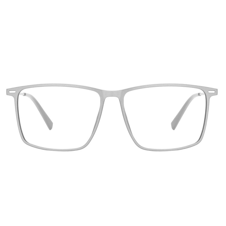 Prostokątne okulary pod korekcję z polaryzacyjną Nakładką przeciwsłoneczną na magnes CLIP-TRC-196C-1