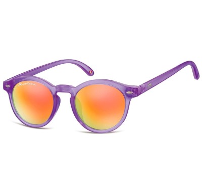 Okulary przeciwsłoneczne lenonki z filtrem UV400 fioletowe SS28E