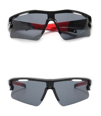 Sportowe okulary przeciwsłoneczne z filtrem UV400 Black/Red SVM-12