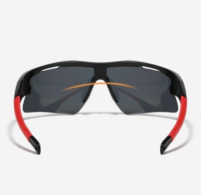 Sportowe okulary przeciwsłoneczne z filtrem UV400 Black/Red SVM-12