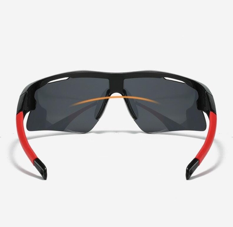Sportowe okulary przeciwsłoneczne z filtrem UV400 Black/Red SVM-12