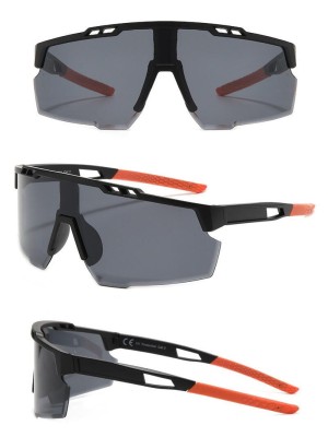 Sportowe okulary przeciwsłoneczne z filtrem UV400 Black/Orange SVM-13