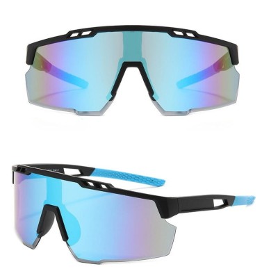 Sportowe okulary przeciwsłoneczne z filtrem UV400 Black/Blue SVM-13B