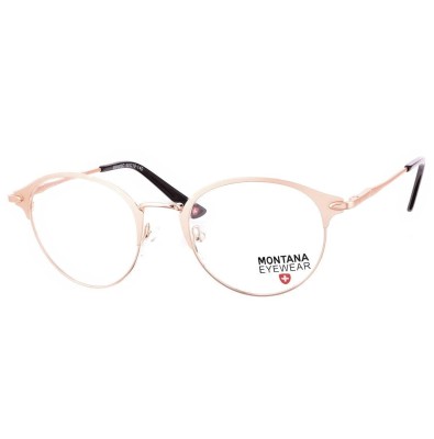 Oprawki korekcyjne Stalowe zerówki okulary pełne okrągłe FLEX MM605C złote