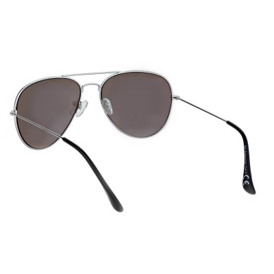 Okulary Pilotki przeciwsłoneczne srebrno-niebieskie 2163KA