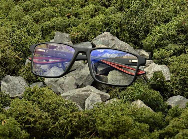 Męskie Okulary zerówki moc: +0.00 z antyrefleksem ST315