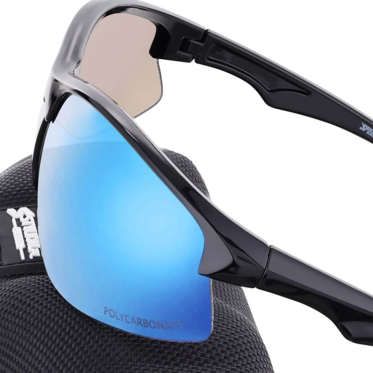 Sportowe okulary przeciwsłoneczne lustrzane ZSPD855 black/blue