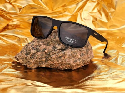 Czarne okulary przeciwsłoneczne z polaryzacją i filtrem UV400 POL-933