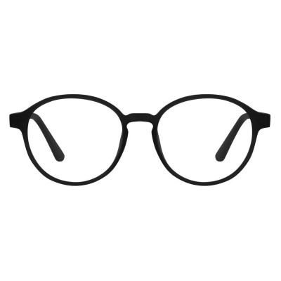 Okrągłe okulary pod korekcję z polaryzacyjną nakładką przeciwsłoneczną CLIP-TRC-190-1