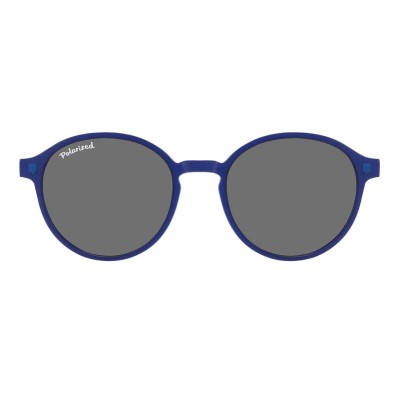 Okrągłe okulary pod korekcję z polaryzacyjną nakładką przeciwsłoneczną CLIP-TRC-190C-1