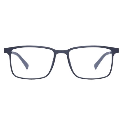 Prostokątne okulary pod korekcję z polaryzacyjną Nakładką przeciwsłoneczną na magnes CLIP-TRC-191B-1