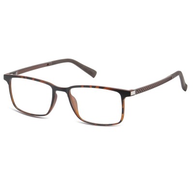 Prostokątne okulary pod korekcję z polaryzacyjną Nakładką przeciwsłoneczną na magnes CLIP-TRC-191A-2