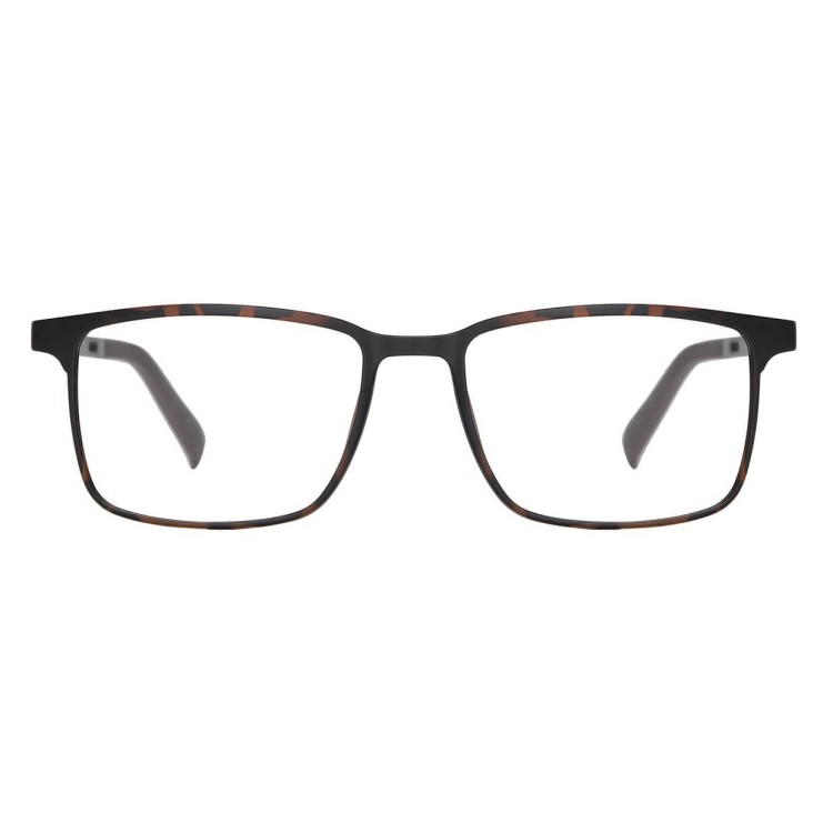 Prostokątne okulary pod korekcję z polaryzacyjną Nakładką przeciwsłoneczną na magnes CLIP-TRC-191A-2