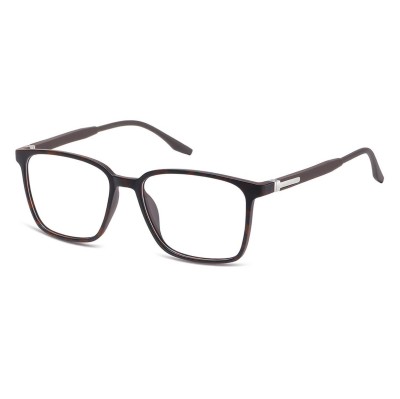 Prostokątne okulary pod korekcję z polaryzacyjną Nakładką przeciwsłoneczną na magnes CLIP-TRC-187A-2