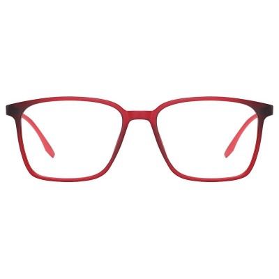 Prostokątne okulary pod korekcję z polaryzacyjną Nakładką przeciwsłoneczną na magnes CLIP-TRC-187C-1