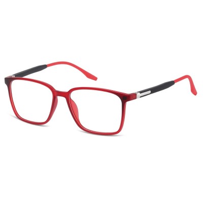 Prostokątne okulary pod korekcję z polaryzacyjną Nakładką przeciwsłoneczną na magnes CLIP-TRC-187C-1