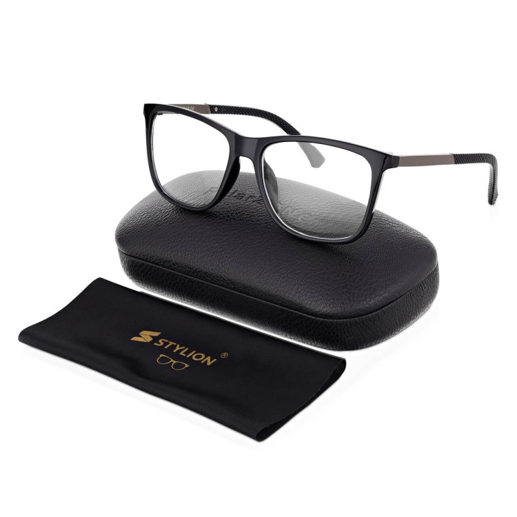 Męskie okulary do komputera z filtrem Blue Light marki Polarzone POL-BLF-760K1 + etui.jpg