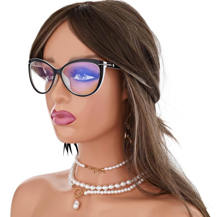 Damskie okulary zerówki do komputera z filtrem BLUE LIGHT Polarzone POL-BLF-560KA