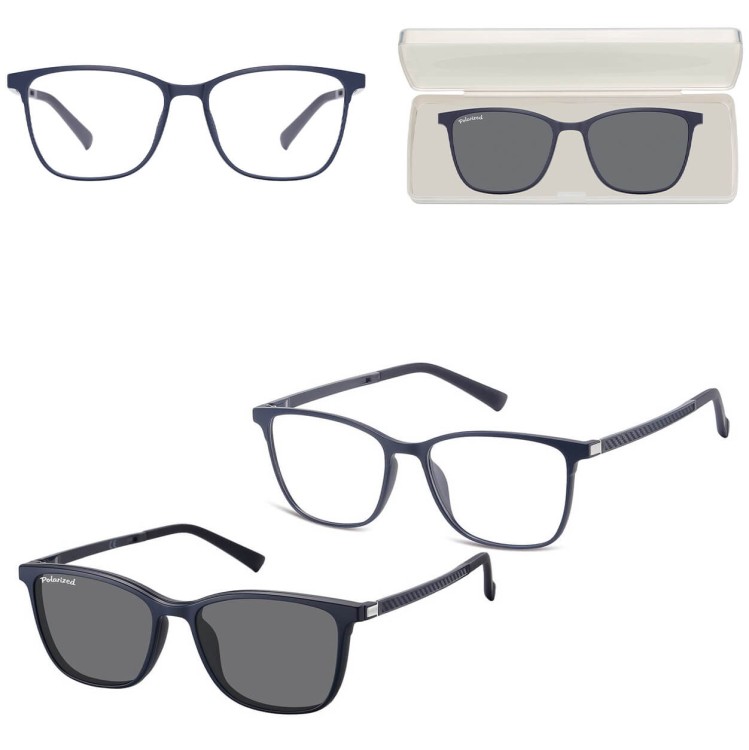 Prostokątne okulary pod korekcję z polaryzacyjną nakładką przeciwsłoneczną CLIP-TRC-193B-1.jpeg