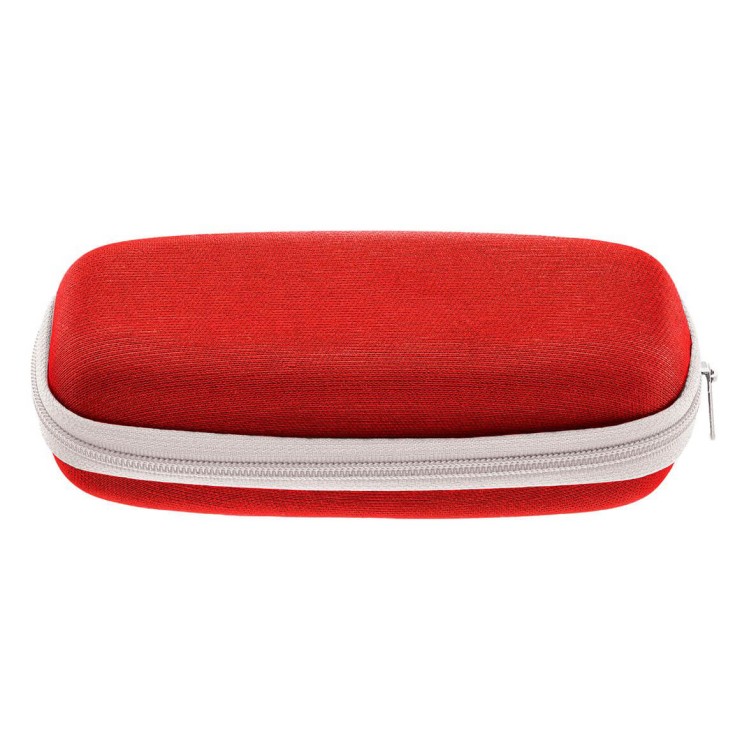 Elastyczne dziecięce okulary przeciwsłoneczne okrągłe + gumka Sunoptic SK7D czerwone