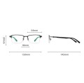 Ultralekkie tytanowe okulary zerówki półramkowe z filtrem Blue Light do komputera TN825 antyalergiczne wymiary.jpg