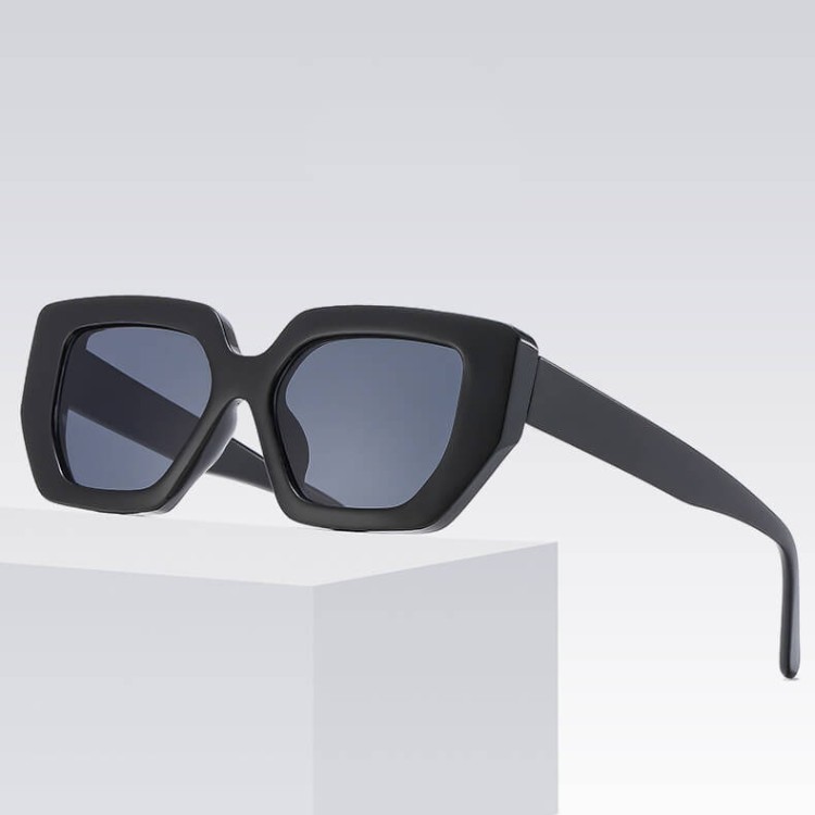 Okulary przeciwsłoneczne z filtrem UV400 STL23A szare transparentne + akcesoria